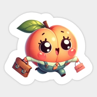 Cute Peach Sticker